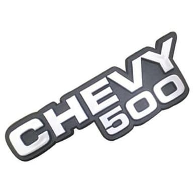 Emblem Chevy 500 Gray Car Sign Muscle Classic Car Pick Up Chevrolet GM 