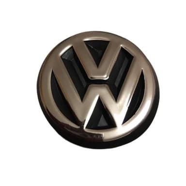 Emblem VW Trunk Lid Wheel Cap Steering Wheel Volkswagen Chromed Trunk until 1990 - 45mm