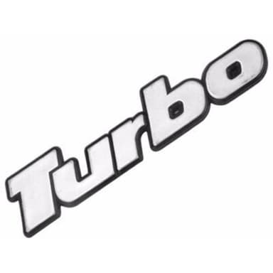 Emblem Turbo Badge Gray VW Classic Volkswagen All Models